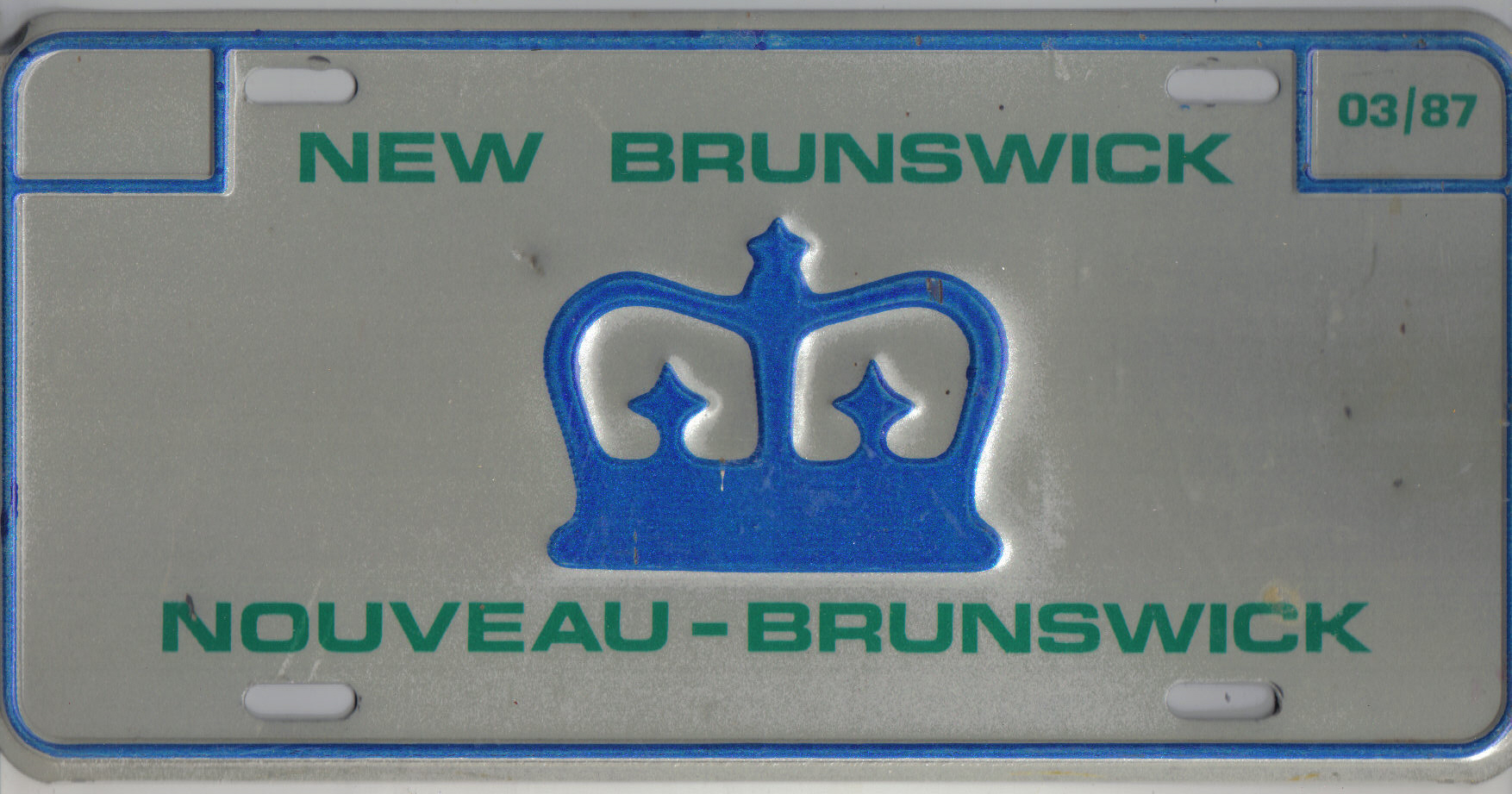 New Brunswick Lt. Governor license plate